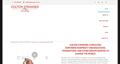 Desktop Screenshot of coltonstrawser.com